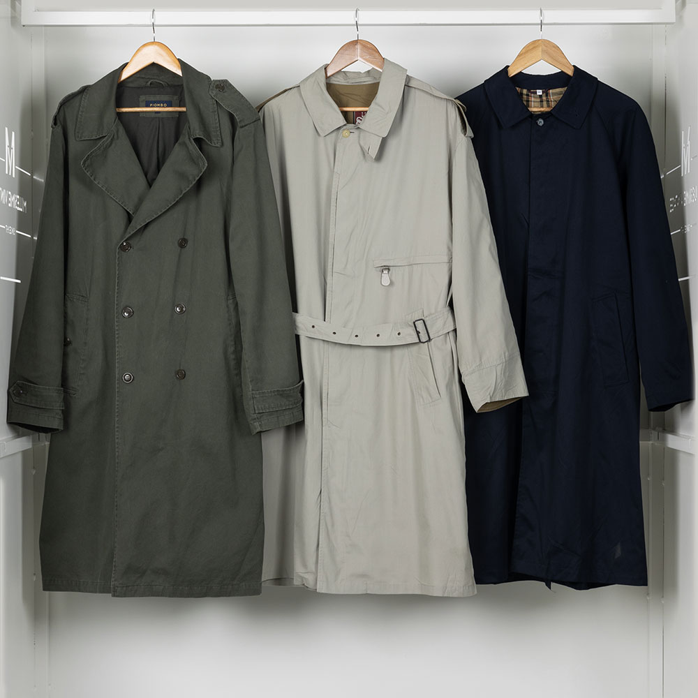 70 80 90s Man s Trench Coats Millesime Wholesale