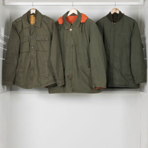 vintage three field jackets for man