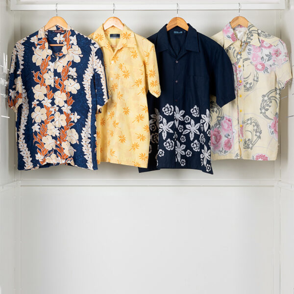 PL448-vintage-hawaiian-shirts four vintage hawaiian shirts for man