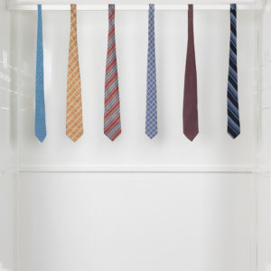 demonstrative silk vintage tie for man in different colors and pattern