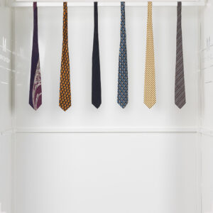 demonstrative silk vintage designer tie for man in different colors and pattern